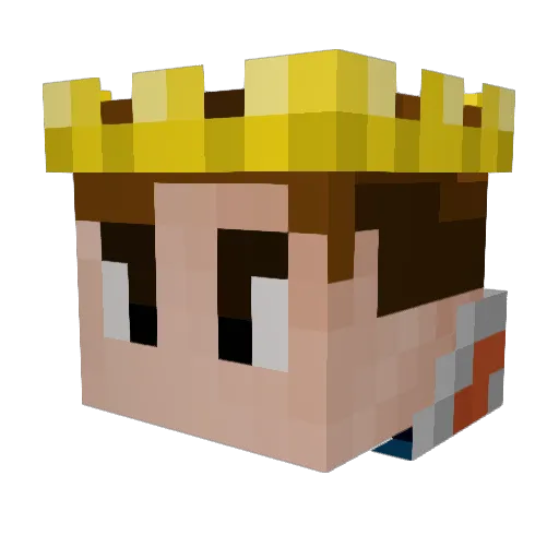 worldHated Minecraft avatar head, 3D render