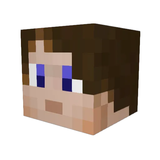 worldemar Minecraft avatar head, 3D render