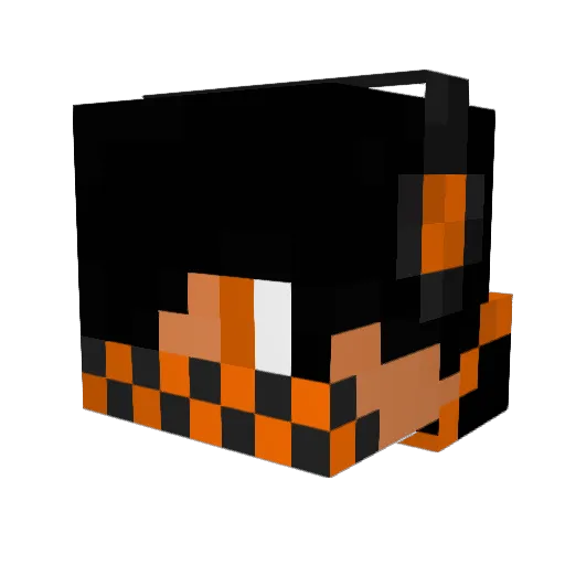 worldminecraf Minecraft avatar head, 3D render