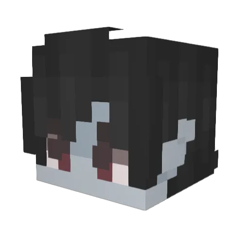 worldtrekker Minecraft avatar head, 3D render