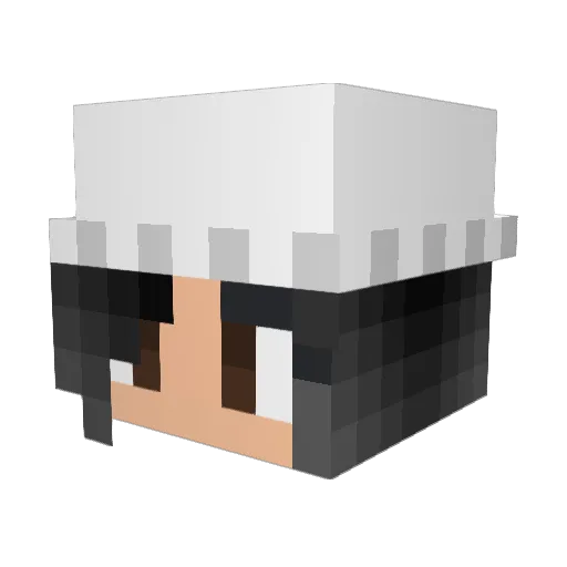 worldwidekatie Minecraft avatar head, 3D render