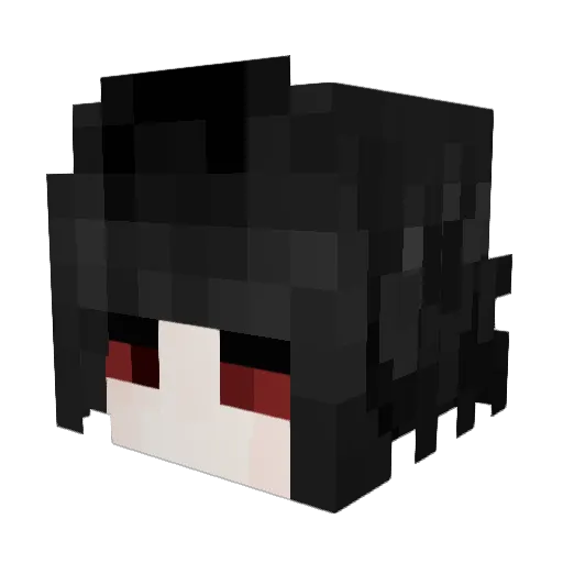worlyy Minecraft avatar head, 3D render