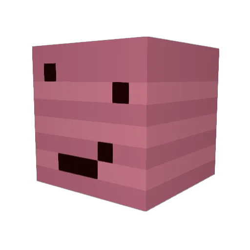 worm_s Minecraft avatar head, 3D render