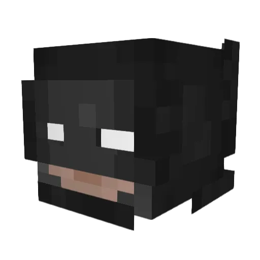 wormex Minecraft avatar head, 3D render