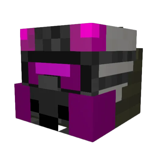 wormhammer Minecraft avatar head, 3D render