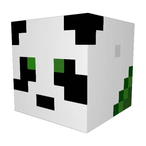 wortell Minecraft avatar head, 3D render