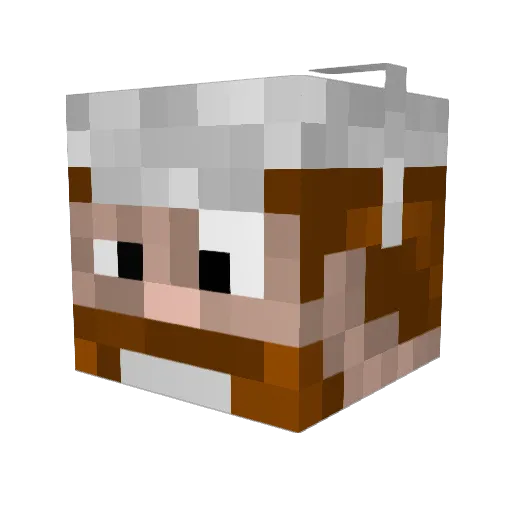 worthley Minecraft avatar head, 3D render