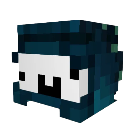 wosd Minecraft avatar head, 3D render