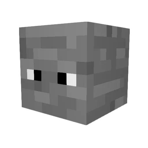 woshisb Minecraft avatar head, 3D render