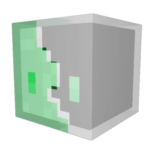 woshly Minecraft avatar head, 3D render