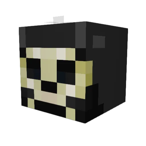 woso1 Minecraft avatar head, 3D render