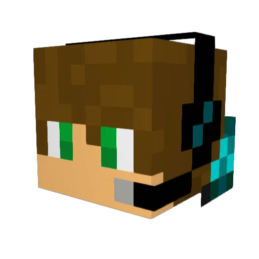 woutgaming1 Minecraft avatar head, 3D render