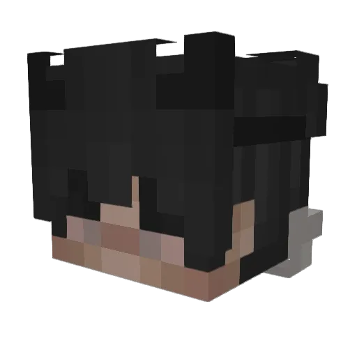 woutvb Minecraft avatar head, 3D render