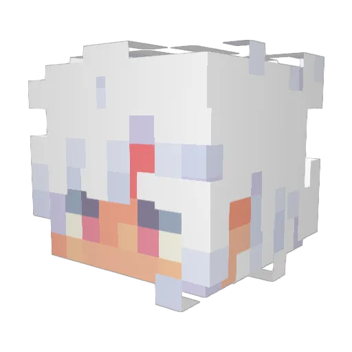 wovg Minecraft avatar head, 3D render
