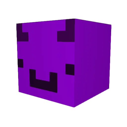 wow8bit17 Minecraft avatar head, 3D render