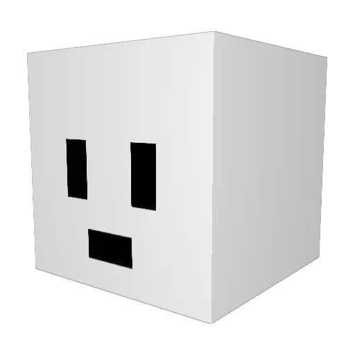 wowaim Minecraft avatar head, 3D render