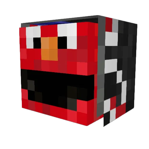 wowi112 Minecraft avatar head, 3D render