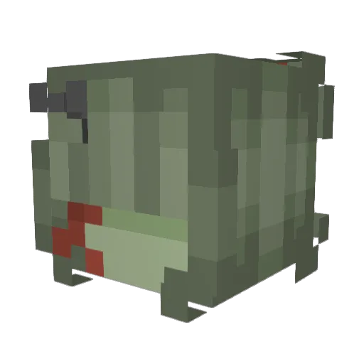 wowleilani Minecraft avatar head, 3D render