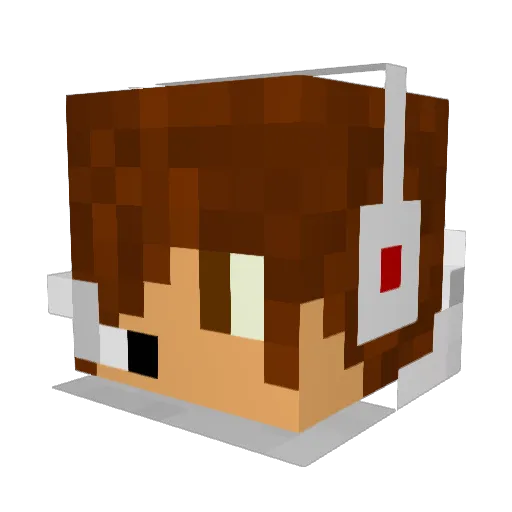 wownice8 Minecraft avatar head, 3D render