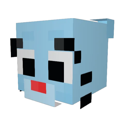 wowowcolin Minecraft avatar head, 3D render