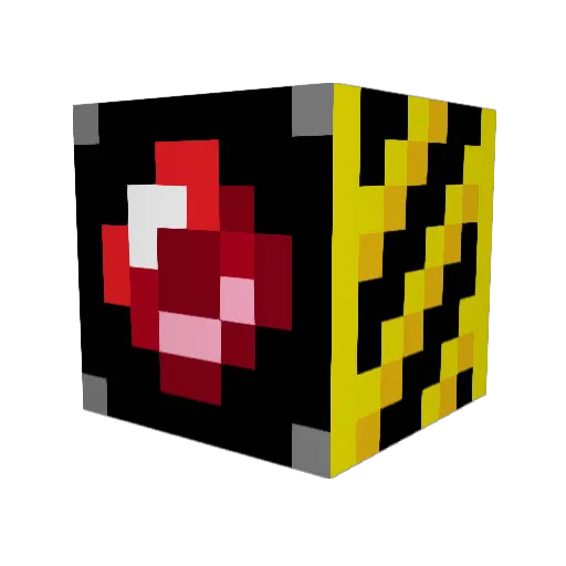 wowpizza Minecraft avatar head, 3D render