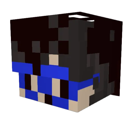 wowstrongkill Minecraft avatar head, 3D render