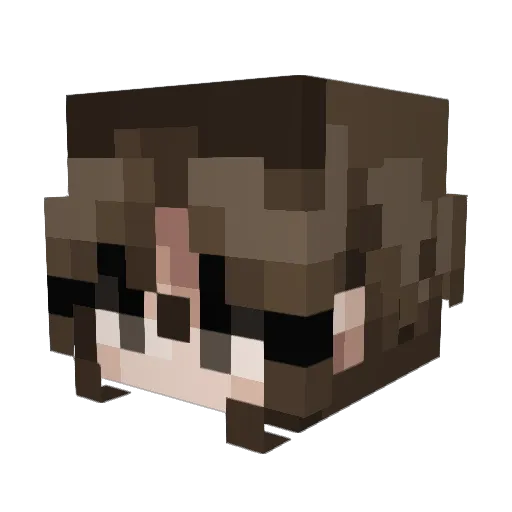 wowurugly Minecraft avatar head, 3D render
