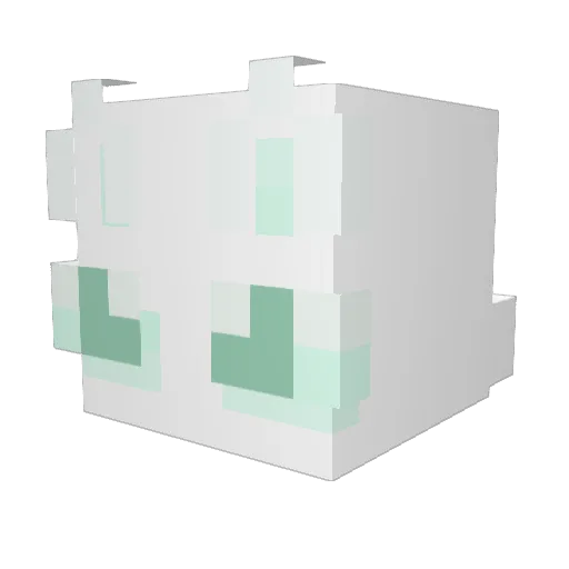 woxg Minecraft avatar head, 3D render