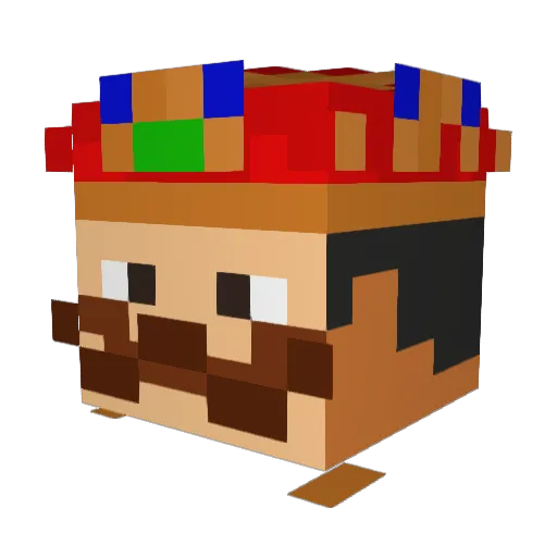 woyteck2005 Minecraft avatar head, 3D render