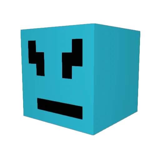 woznyy Minecraft avatar head, 3D render