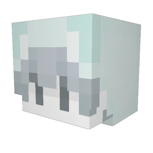 wozz7 Minecraft avatar head, 3D render