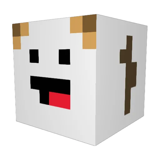 wp379 Minecraft avatar head, 3D render
