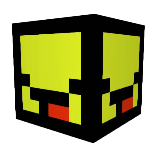 wpdlzm Minecraft avatar head, 3D render