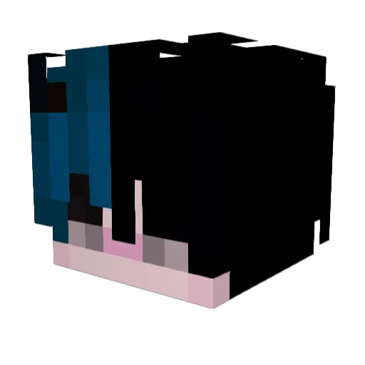 wpm8726 Minecraft avatar head, 3D render