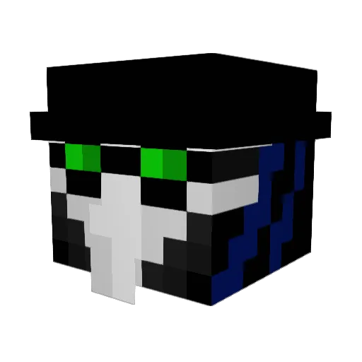 wpq409 Minecraft avatar head, 3D render