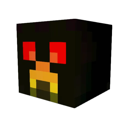 wpscrafter Minecraft avatar head, 3D render