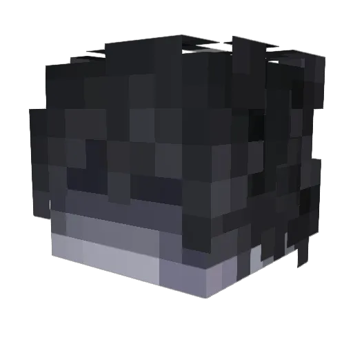 wqbm Minecraft avatar head, 3D render