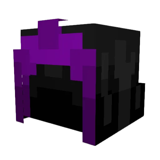 wqllz Minecraft avatar head, 3D render