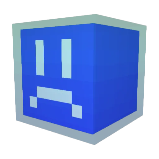 wqqnm Minecraft avatar head, 3D render