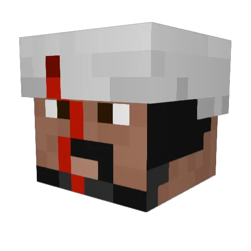 wrabko199 Minecraft avatar head, 3D render