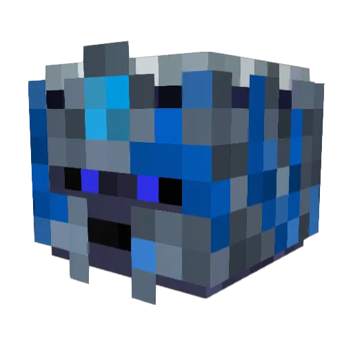 wraithh Minecraft avatar head, 3D render