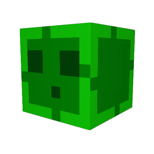 wreder Minecraft avatar head, 3D render