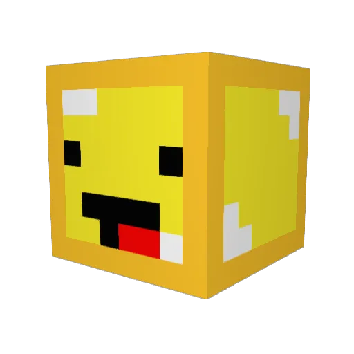 wrighw42 Minecraft avatar head, 3D render