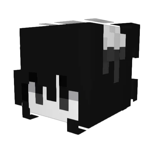 wrmest Minecraft avatar head, 3D render
