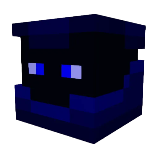 wronteman Minecraft avatar head, 3D render