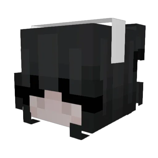 wrskt Minecraft avatar head, 3D render