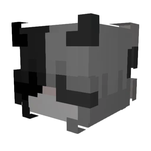 wrtzz Minecraft avatar head, 3D render