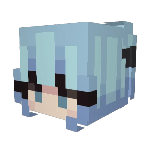 wsdad_123 Minecraft avatar head, 3D render