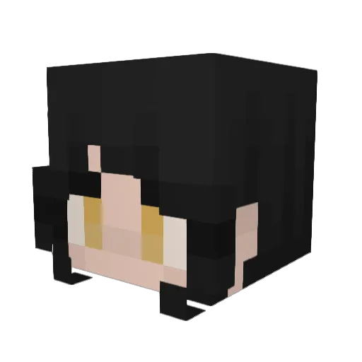 wsia Minecraft avatar head, 3D render