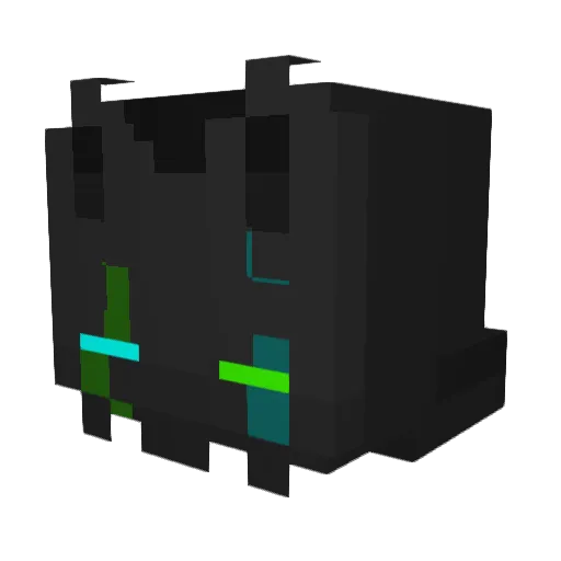 wsllznn Minecraft avatar head, 3D render